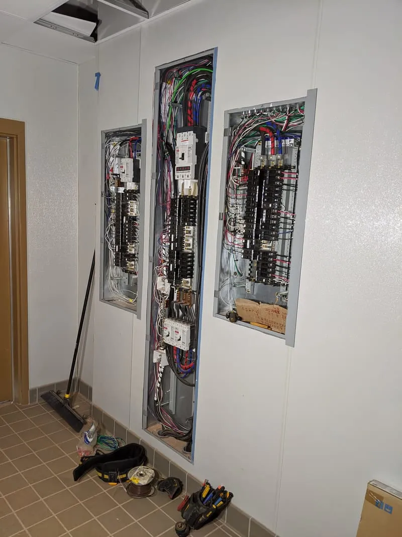 Commercial electrical room panels