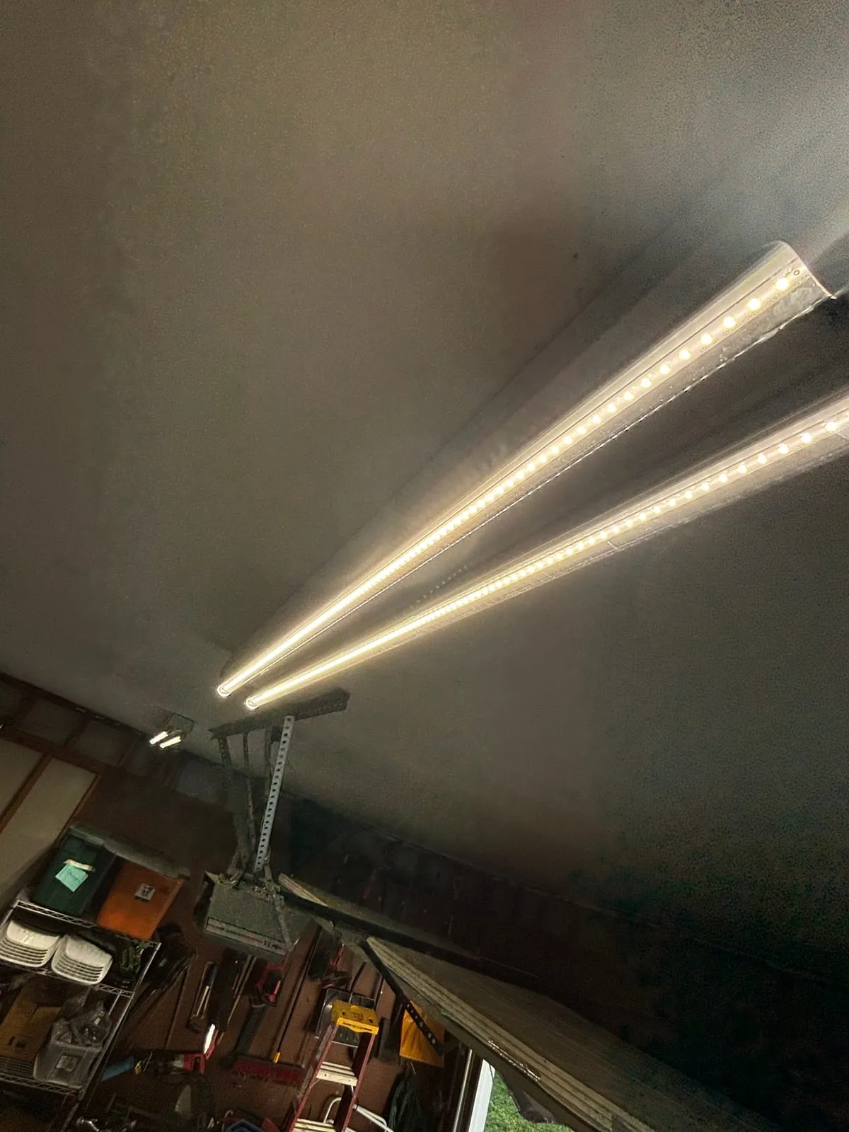 Four direct-wire LED fixtures