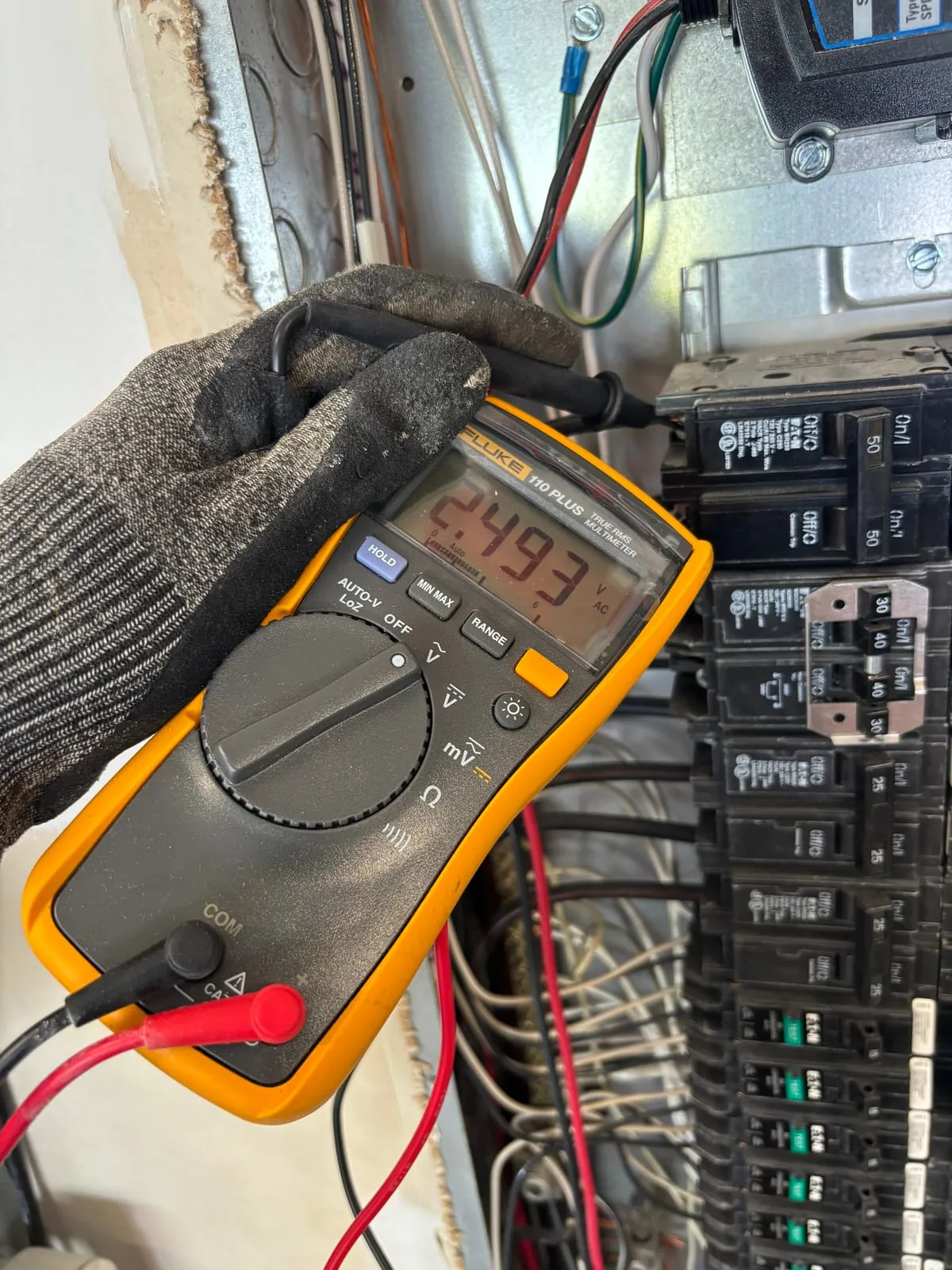 Replaced a melted EV outlet and repaired the damaged wire