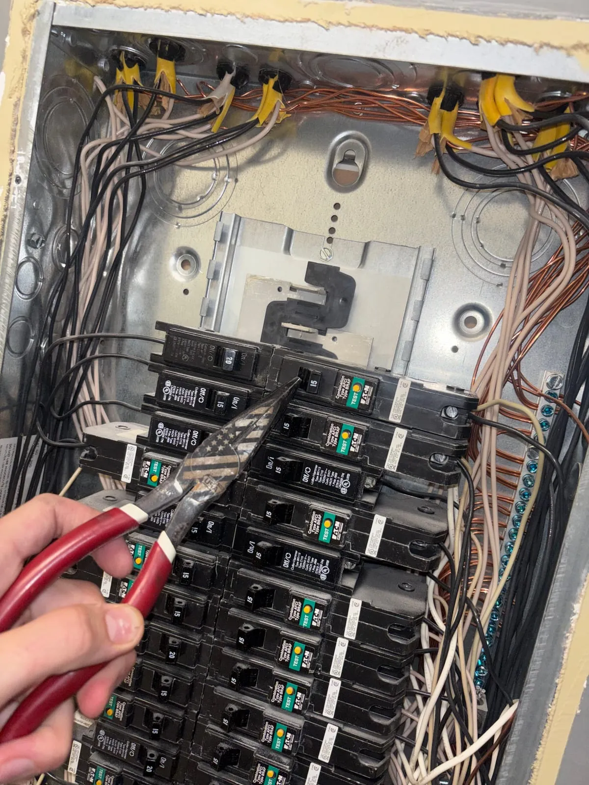Replaced six faulty AFCI breakers to bring dead outlets back