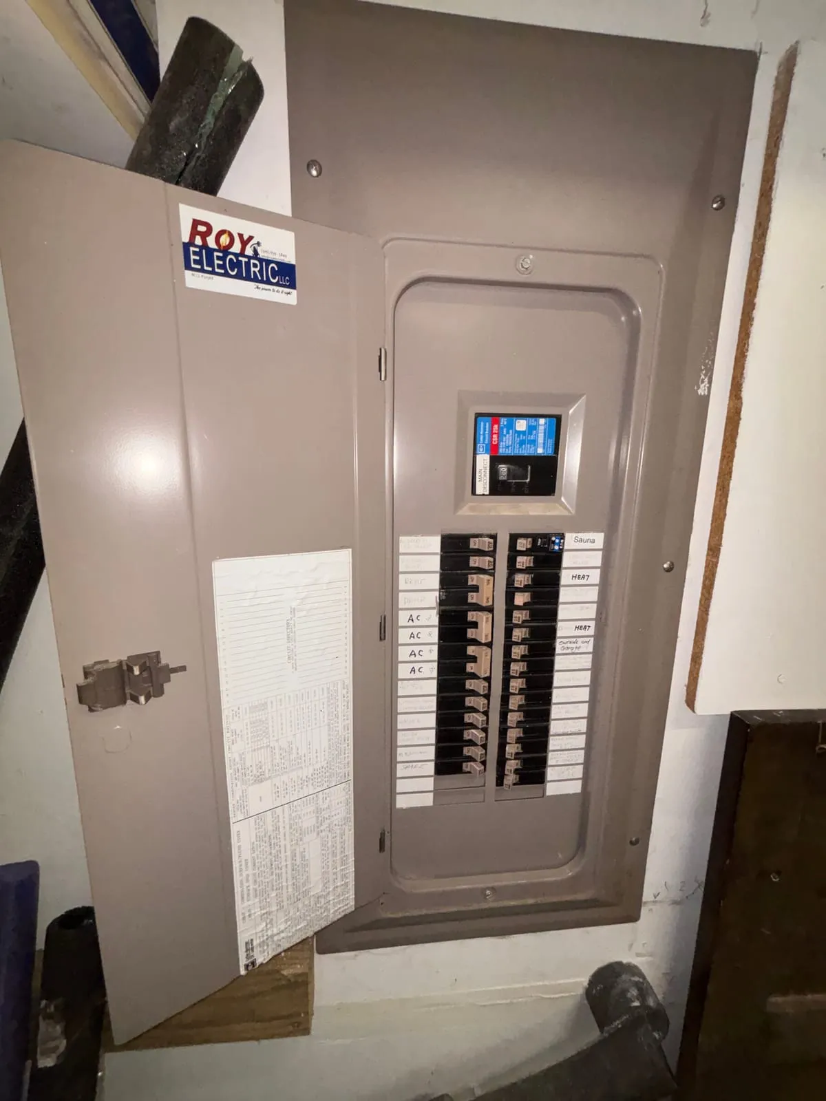 Panels & breakers work by Roy Electric
