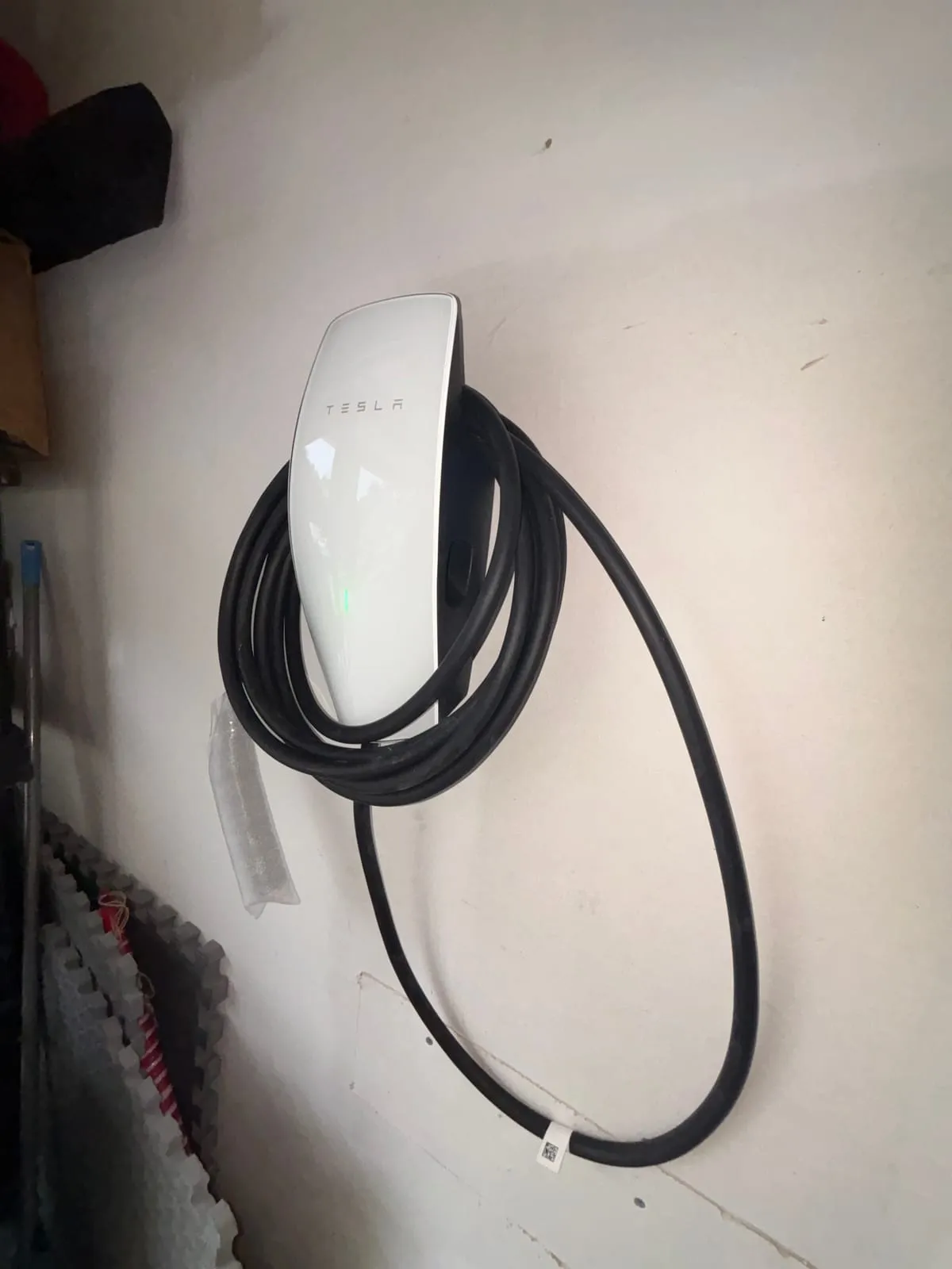 60-amp Tesla charger on a new dedicated breaker